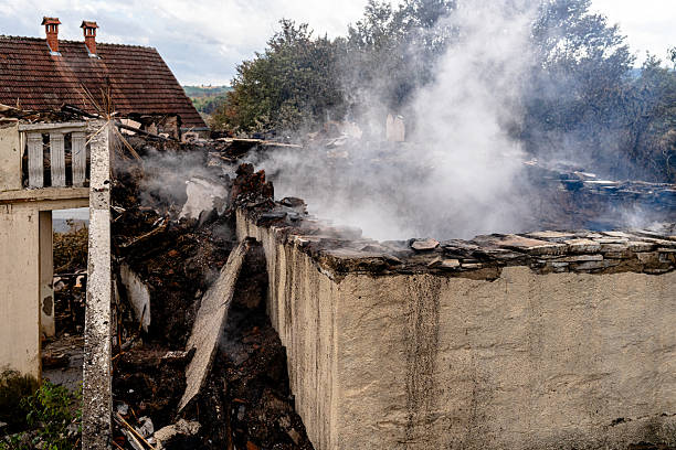 Professional Fire Damage Repair technician working in Flourtown, PA